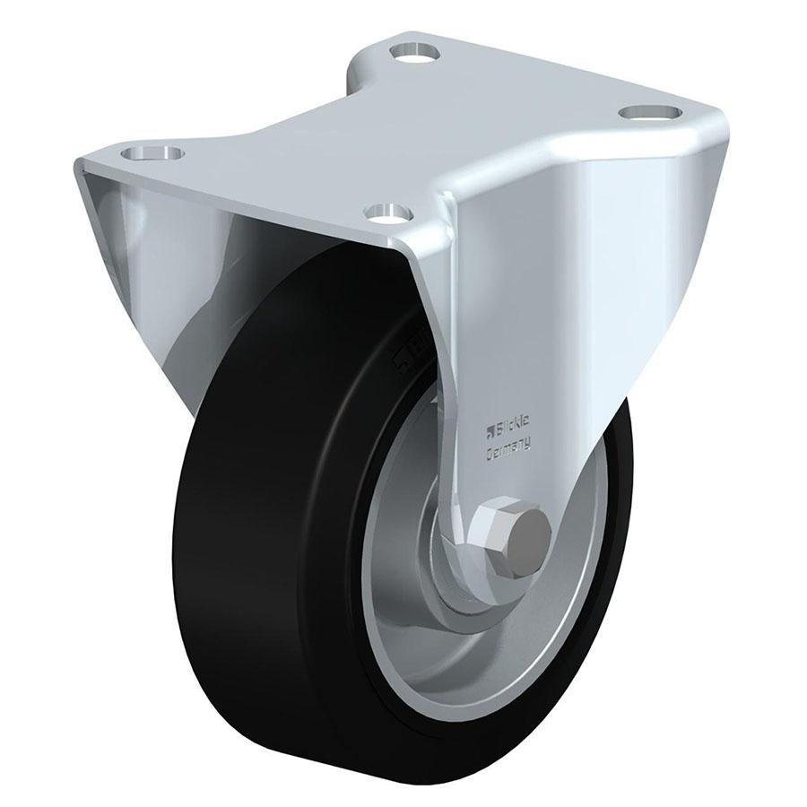 B - Pressed steel fixed caster