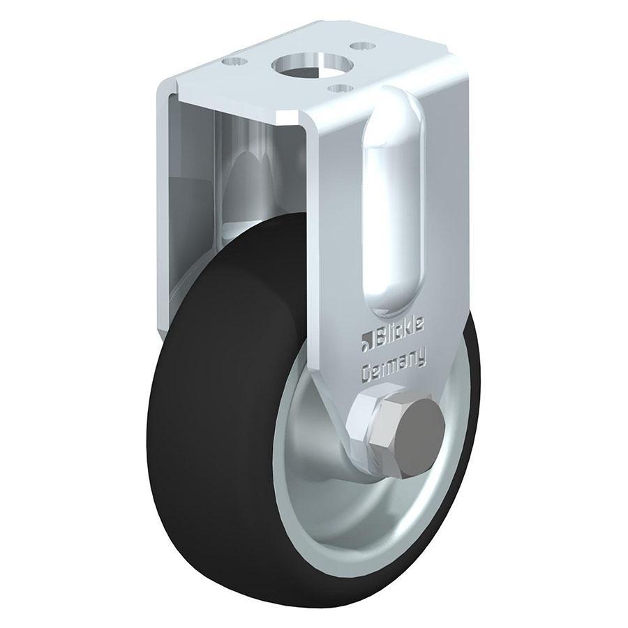 BRA - Ligth duty fixed caster with bolt hole fitting