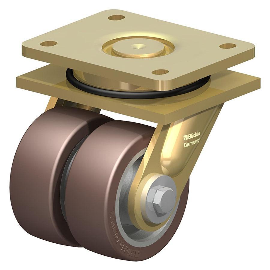 LSD - Welded steel heavy duty twin wheel swivel caster