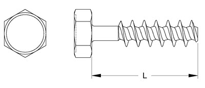 Indented Hex Head Thread Forming Screws - Type PF | PENCOM