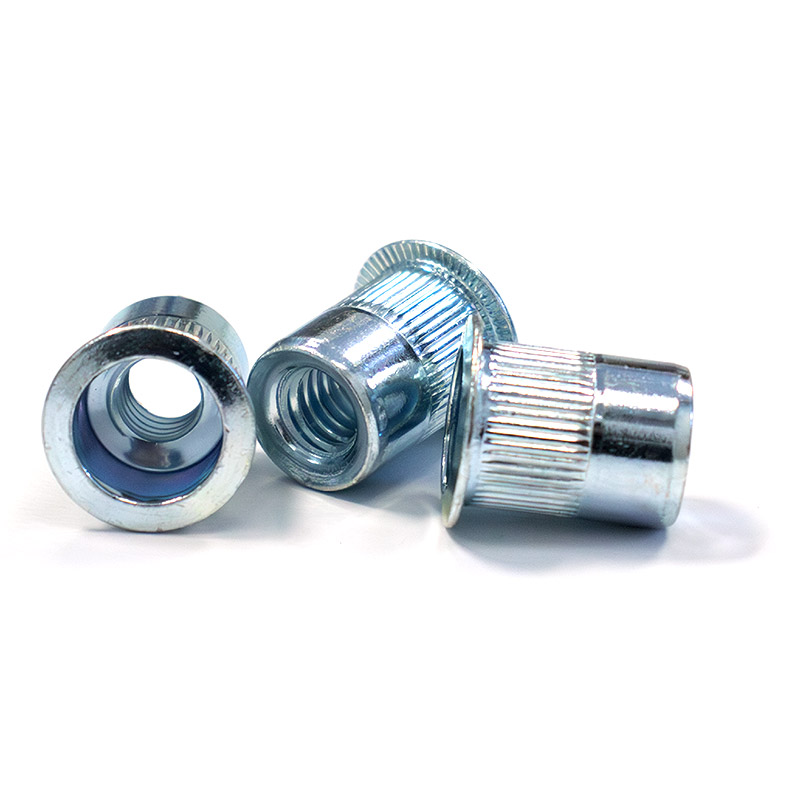 RNB Flat Head Knurled Body Rivet Nuts