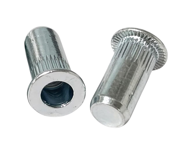 Round body rivet nut