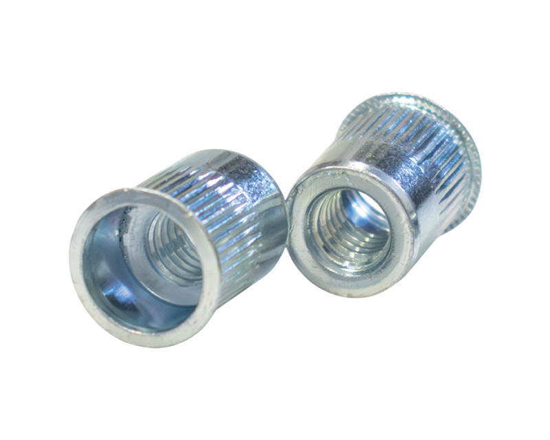 Round body rivet nut