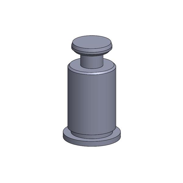 2D drawing of TJ Self-Clinching Key-Loc™ Standoffs designed with Key-Loc™ feature.