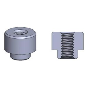 2D drawing of TCU Surface-Mount Standoffs designed for surface mounting applications.