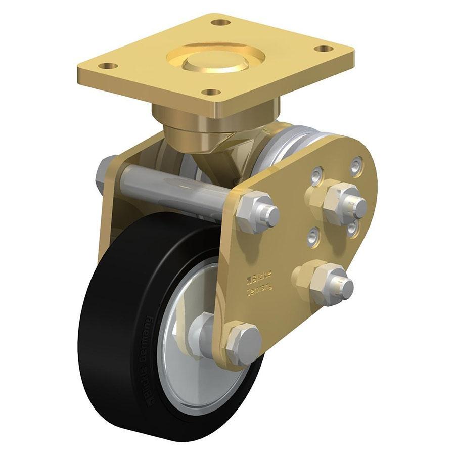 Bpfe Heavy Duty Fixed Casters With Polyurethane Torsion Springs Pencom