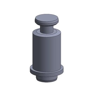 2D drawing of TJU Surface-Mount Key-Loc™ Standoffs designed for surface mounting with Key-Loc™ feature.